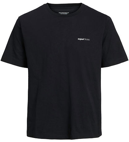 Jack & Jones Stuttermabolur - Jorvarenna - Svart