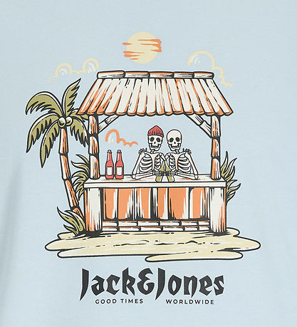 Jack & Jones Stuttermabolur - JorSkull - Skyway