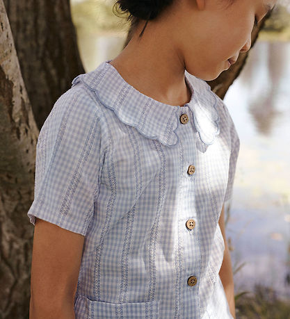 Lil' Atelier Stuttermabolur - NmfHazelle - Zen Blue