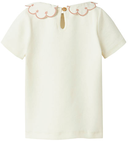 Lil' Atelier Stuttermabolur - NmfFundo - Coconut Mjólk/Misty Ros