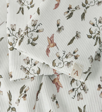 Lil' Atelier Leggings - NmfLavo - Coconut Mjólk