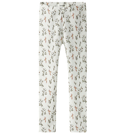 Lil' Atelier Leggings - NmfLavo - Coconut Mjólk