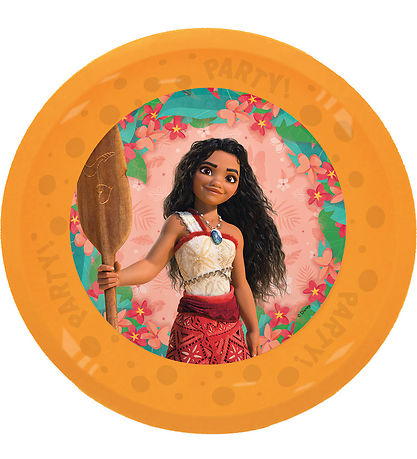 Decorata Party Plastic plates - 4-Pack - 21cm - Moana II