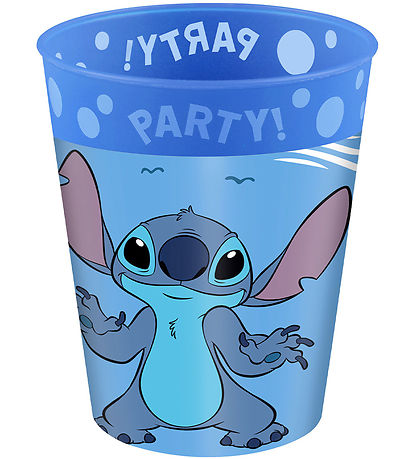 Decorata Party Plastic cups - 4-Pack - 250 mL - Stitch & Angel
