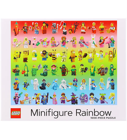 LEGO® Jigsaw Puzzle - 1000 Bricks - Minifigure Rainbow