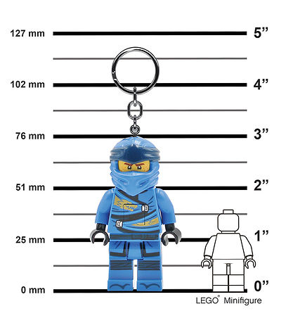 LEGO® Ninjago Keychain w. Flashlight - Jay