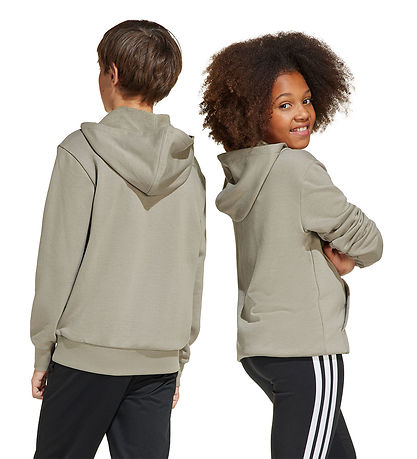 adidas Performance Kapuzenpullover - J BL FT HD 280 - PUTBEI/Whi