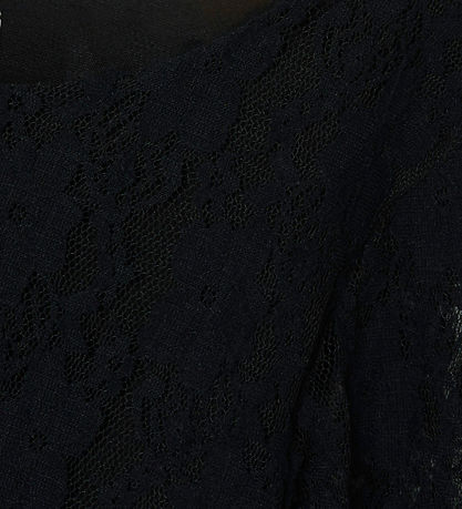 Name It Bluse - NkfTepine - Schwarz m. Spitze