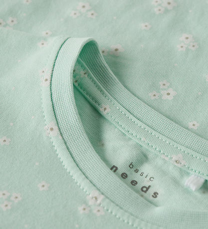 Name It T-shirt - NmfVigga - Honeydew/Flower