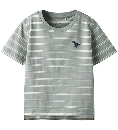 Name It T-shirt - NmmVoby - Slate Gray/Whitecap Gray