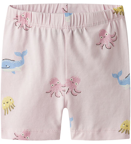 Name It Bicycle Shorts - NbfVandora - Ballerina/Sea Animals