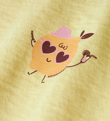 Name It T-shirt - NmfVarutti - Lemon Meringue/Lemon