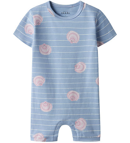 Name It Summer Romper - NbfVandora - Serenity/Seashells