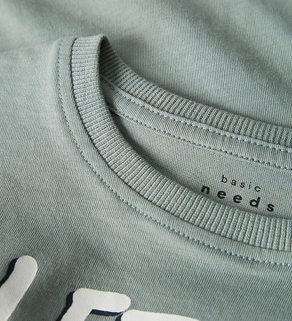 Name It Shorts Set - Shorts/T-shirt - NmmVigor - Slate Gray