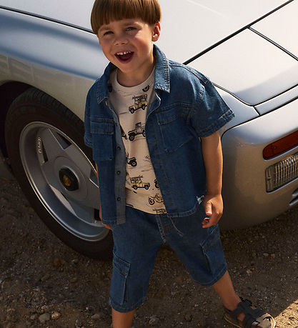 Name It Shorts - NmmBen - Dunkelblauer Denim