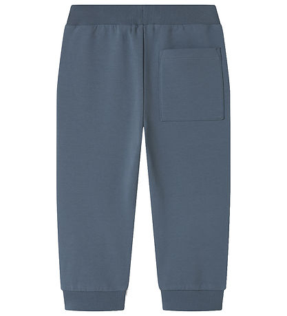 Name It Sweatpants - NmmHekar - Blue Mirage w. Print