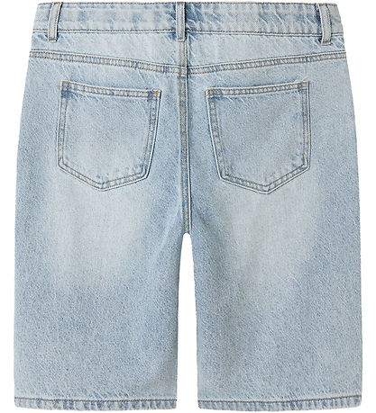 LMTD Stuttbuxur - NlnKim - Light Blue Denim