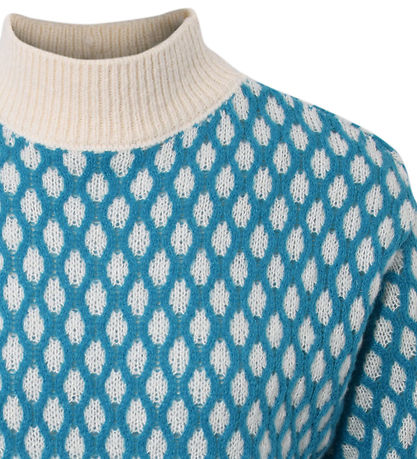 Hound Bluse - Pattern Strick - Turquoise