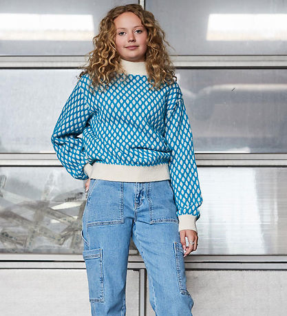 Hound Bluse - Pattern Strick - Turquoise