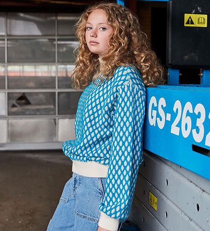 Hound Bluse - Pattern Strick - Turquoise