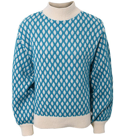 Hound Bluse - Pattern Strick - Turquoise
