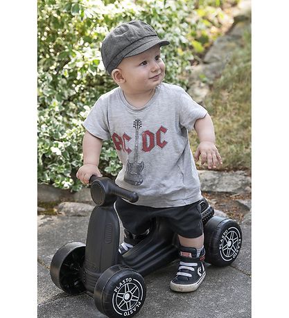 Plasto Scooter with Silent Wheels - Black