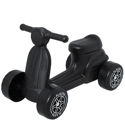 Plasto Scooter with Silent Wheels - Black