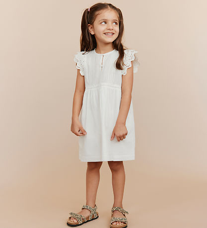 Sofie Schnoor Kleid - Ivalask - Snow White m. Strickerei Englisc