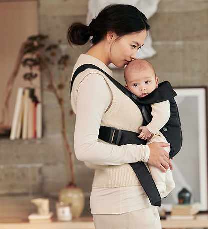 Porte-bébé BabyBjörn - Mini - Tressé - Black