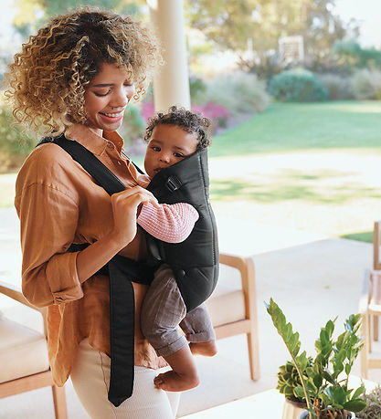 Porte-bébé BabyBjörn - Mini - Tressé - Black