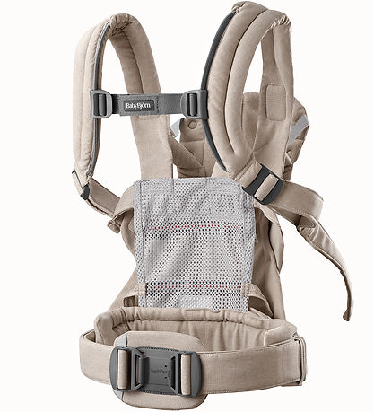 BabyBjörn Voetenzak - Harmony - Geweefd Melange - Licht Beige