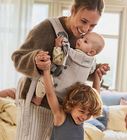 BabyBjörn Voetenzak - Harmony - Geweefd Melange - Licht Beige