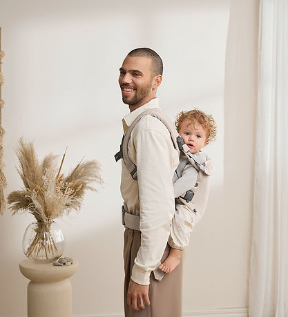 BabyBjörn Voetenzak - Harmony - Geweefd Melange - Licht Beige