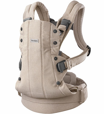 BabyBjörn Voetenzak - Harmony - Geweefd Melange - Licht Beige