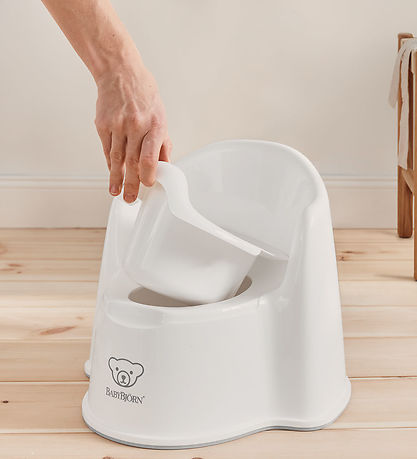 BabyBjörn Töpfchenstuhl - Weiß/Grau