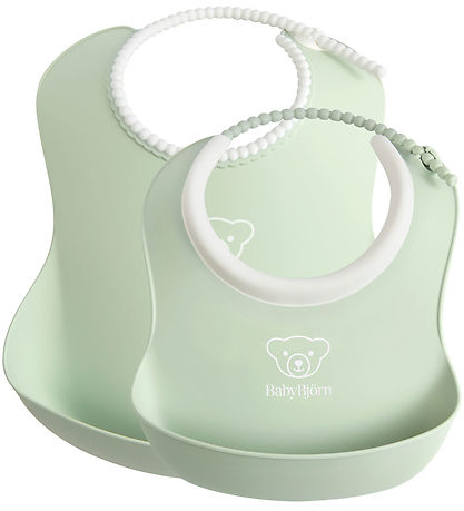 BabyBjörn Lätzchen - 2er-Pack - Pastelgrün