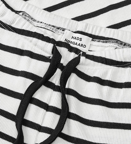 Mads Nørgaard Byxor - Rib - Verona - Vanilla Ice/Svart