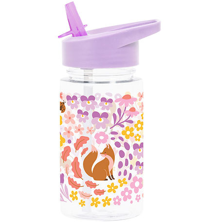 A Little Lovely Company Water Bottle - 450 mL - Flower Garden