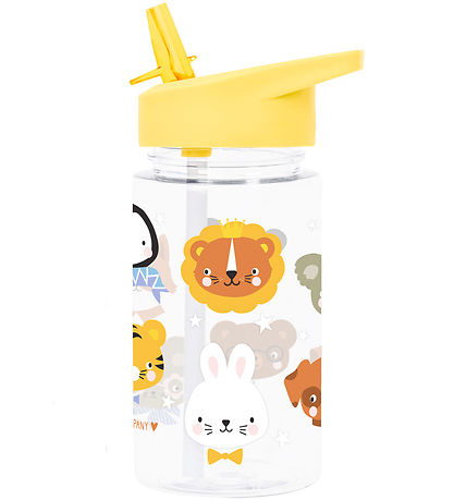 A Little Lovely Company Water Bottle - 450 mL - Animal Friends