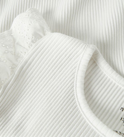 Name It T-paita - Joustinneule - NmfHalina - Bright White M. Pit