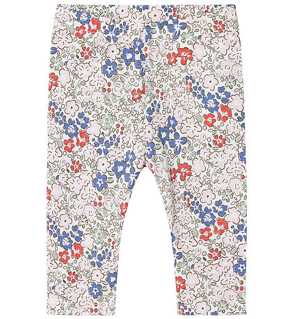 Name It Leggings - Modal - NmfHaile - Bright White M. Blóm