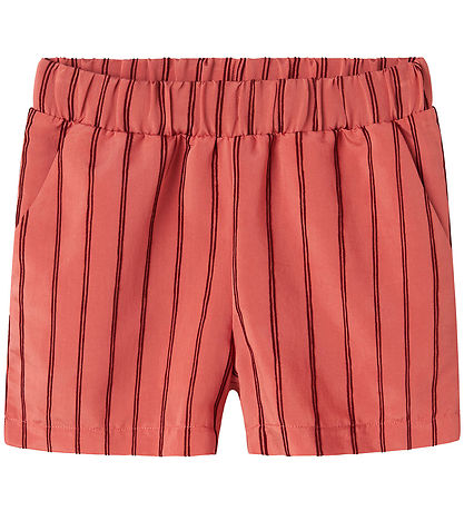 Name It Stuttbuxur - NkfHeik - Kryddaður Coral/Madder Brown
