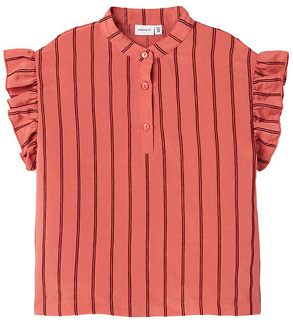 Name It Stuttermabolur - NkfHeik - Kryddaður Coral/Madder Brown