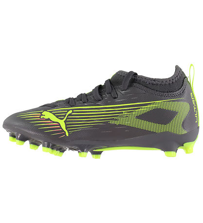 Puma Football Boots - Ultra 5 Match FG/AG Jr - Silver Yellow/Age