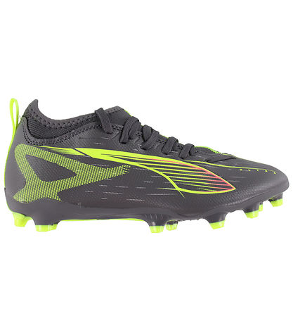 Puma Football Boots - Ultra 5 Match FG/AG Jr - Silver Yellow/Age
