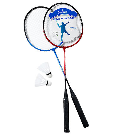 Bex Sport Badminton Set - Sunsport - 4 Teile - Rot/Blau