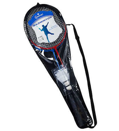 Bex Sport Badminton Set - Sunsport - 4 Teile - Rot/Blau