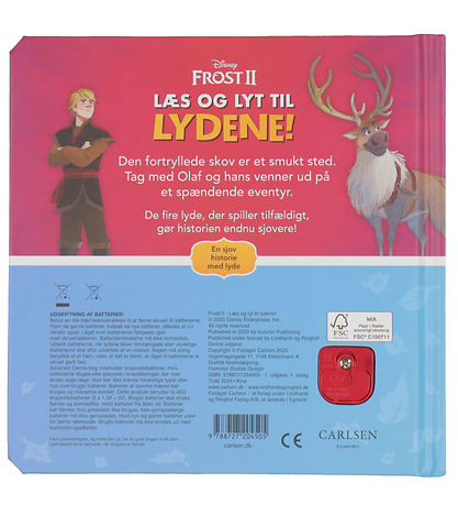 Forlaget Carlsen Book - Disney Frozen 2 - Read and Listen to the