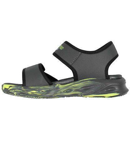Skechers Sandale m. Hell - Light Sola - Anthrazit/Black