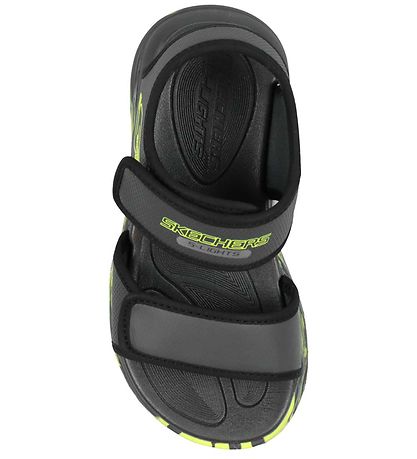 Skechers Sandale m. Hell - Light Sola - Anthrazit/Black
